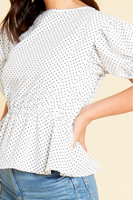 Iris Polka Dot Blouse