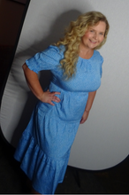 Blue Spot Prairie Dress