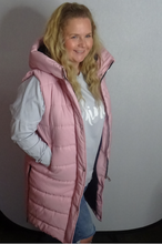 Pink Long Gilet