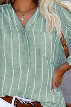 Stripe Light Shirt Green