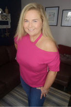 Pretty Cold Shoulder Pink