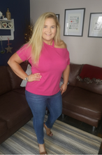 Pretty Cold Shoulder Pink