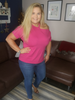 Pretty Cold Shoulder Pink