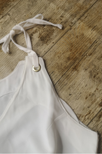 Tie Shoulder Cami White