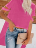 Summer dip tunic pink