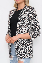 Leopard Blazer