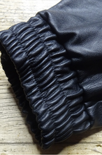 Faux Leather Joggers